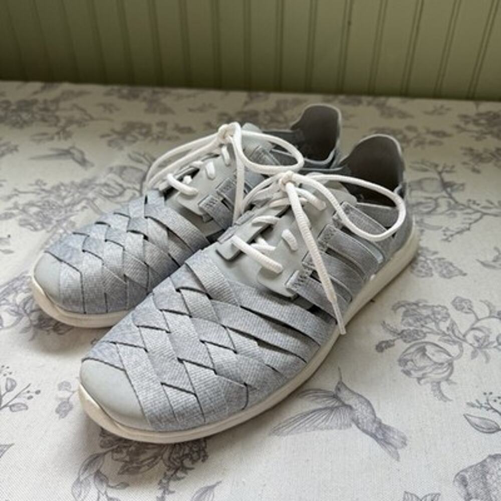 Merrell High Rise Flora Kye Weave Lace Up Sneakers Grey Women’s 8.5 Lightweight
